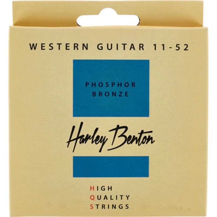Harley Benton HQS WE 11-52 PB, Westerngitarren-Saiten, Phosphorbronze, 011-052, mit hexagonalem Kern