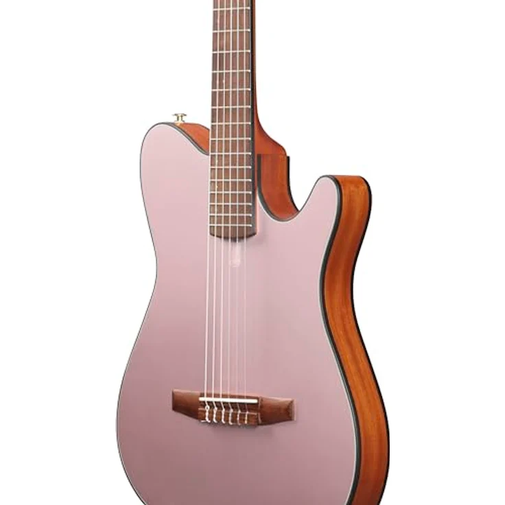Ibanez FRH10N-RGF, Konzertgitarre mit Solid Sitka Fichte Decke, Sapele Boden und Zargen, Rose Gold Metallic Flat, Satin Polyurethane – Bild 2