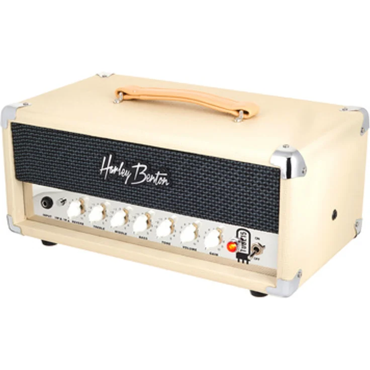 Harley Benton TUBE15 Head, Class-AB Röhrenverstärker für E-Gitarre, 15W, mit Reverb, 3x ECC83/12AX7, 2x EL84