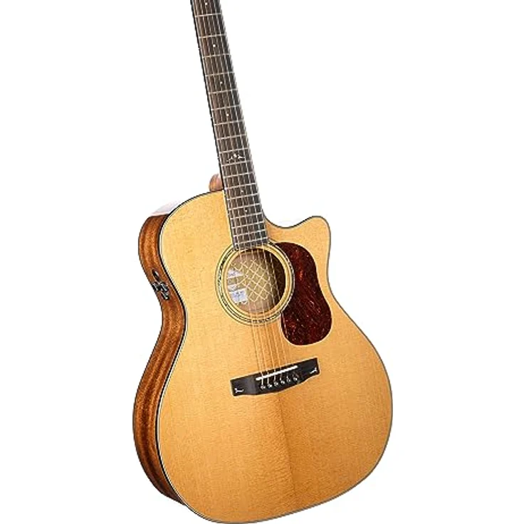 Cort Gold A6, Westerngitarre im Grand Auditorium Cutaway, massive Sitka-Fichten Decke, Mahagoni Boden & Zargen, Fishman Flex Blend, UV-Finish in Natur Hochglanz, inkl. Softcase – Bild 4