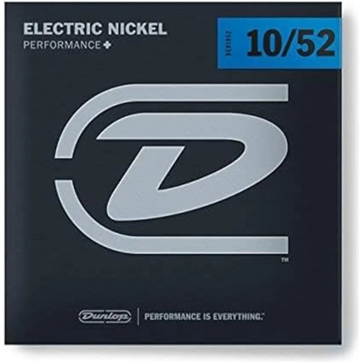 Jim Dunlop DEN1052 E-Gitarren-Saiten, Electric Nickel Performance, Light Heavy 10-13-17-30-42-52, vernickelter Stahl – Bild 4