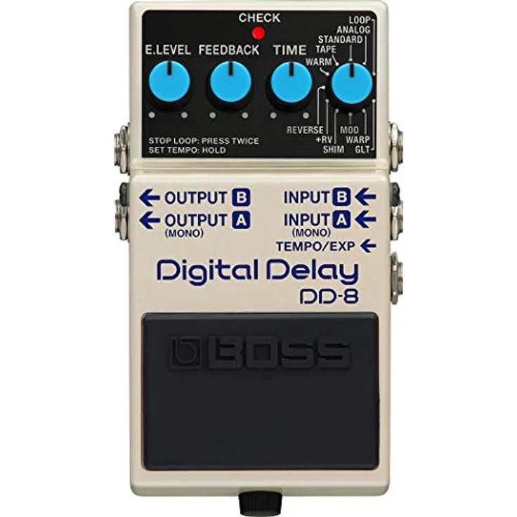 BOSS DD-8 Digitales Delay-Pedal, vielseitige Sounds mit elf Modi, Mono und Stereo-Setup, robuste Konstruktion – Bild 1