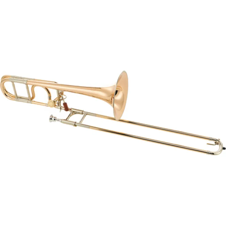 B&S MS14IK-L Bb/F-Posaune, Meistersinger Serie "Stolzing", 230mm Schallstück, Goldmessing Außenzug, Neusilber Innenzüge, Klarlack, inkl. Mundstück und Etui