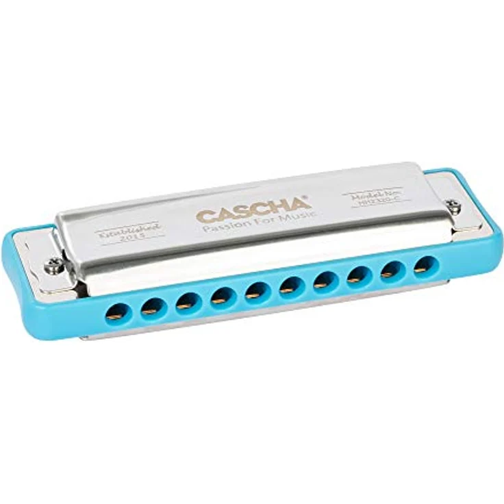 Cascha HH-2324 Ocean Rock Blue G, Diatonische Mundharmonika in G-Dur mit 20 Stimmzungen aus Phosphor-Bronze, blau – Bild 4