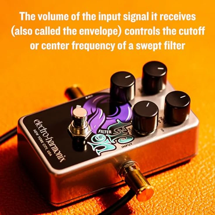 Electro Harmonix Nano Q-Tron Envelope Filter, Effektpedal für E-Gitarre & Bass mit 3 Schaltbaren Modi und Q-Control – Bild 10