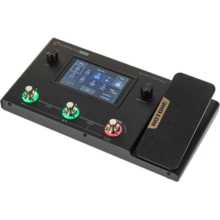 Hotone MP-80 Ampero One, Gitarren-Multieffektpedal mit 64 Amp Models, 198 Presets und integriertem Looper