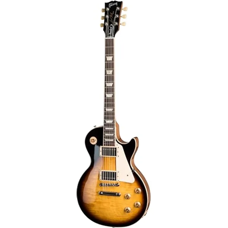 Gibson Les Paul Standard 50s TB, E-Gitarre in Tobacco Burst mit Mahagoni Korpus, Ahorndecke und Burstbucker Tonabnehmer