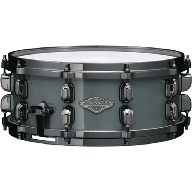 Tama 14"x5,5" Starclassic Performer Snare, Limited Edition in Smoky Gray, 4 Lagen Birke und Ahorn, Black Nickel Hardware