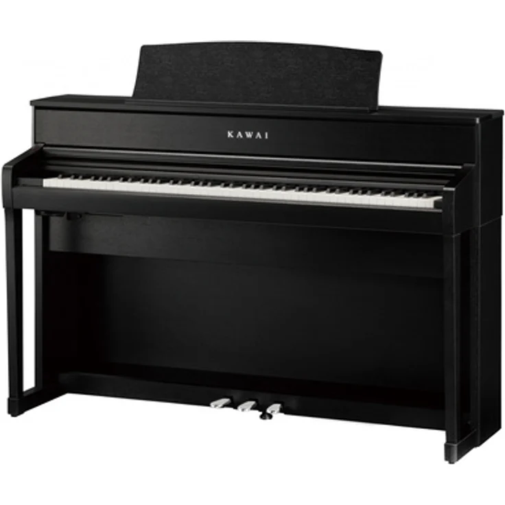 Kawai CA-701 B, Digitalpiano mit 88 gewichteten Tasten, 96 Sounds, 256 stimmig polyphon, schwarzes Gehäuse