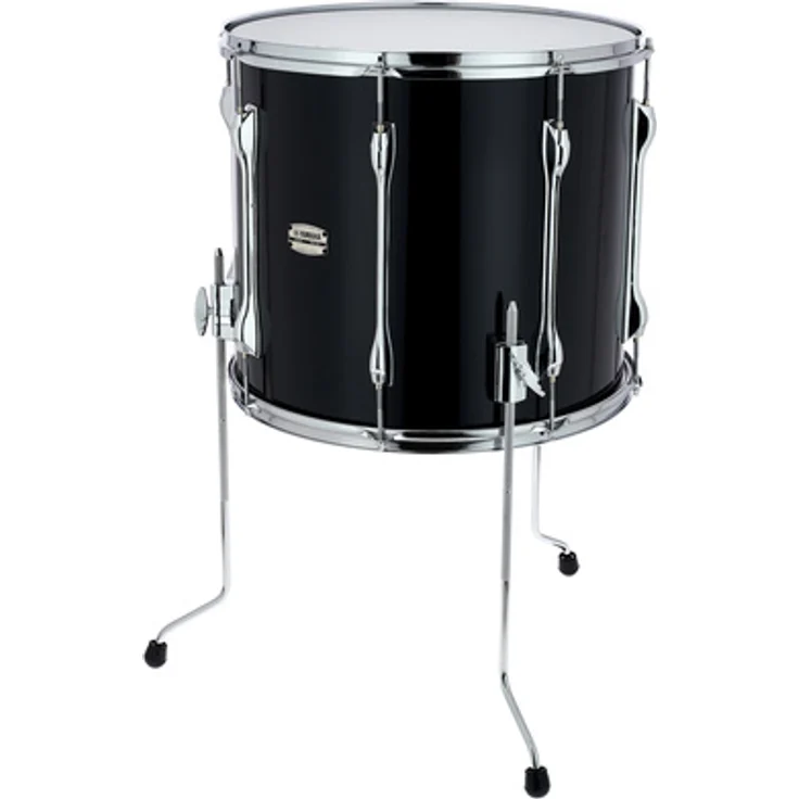 Yamaha Recording Custom 18"x16" Standtom, Kessel aus 100% Birke, hochglanzlackiert, Finish: Solid Black (SOB)