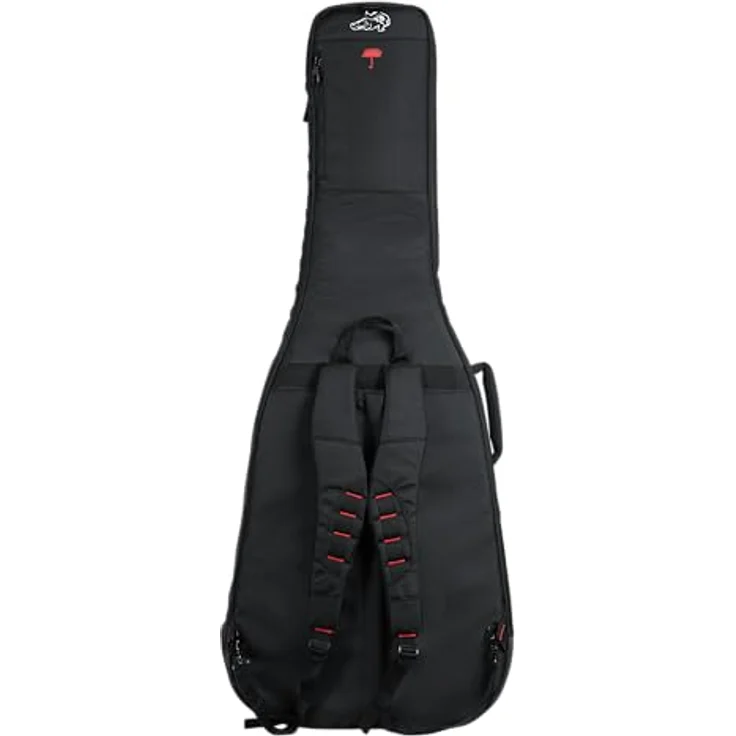 Gator G-PG E/A Double Bag, Doppel Gigbag für E-Gitarre und Akustikgitarre, schwarz, ultra dick gepolstert, Regenüberzug, Rucksackgurte – Bild 13
