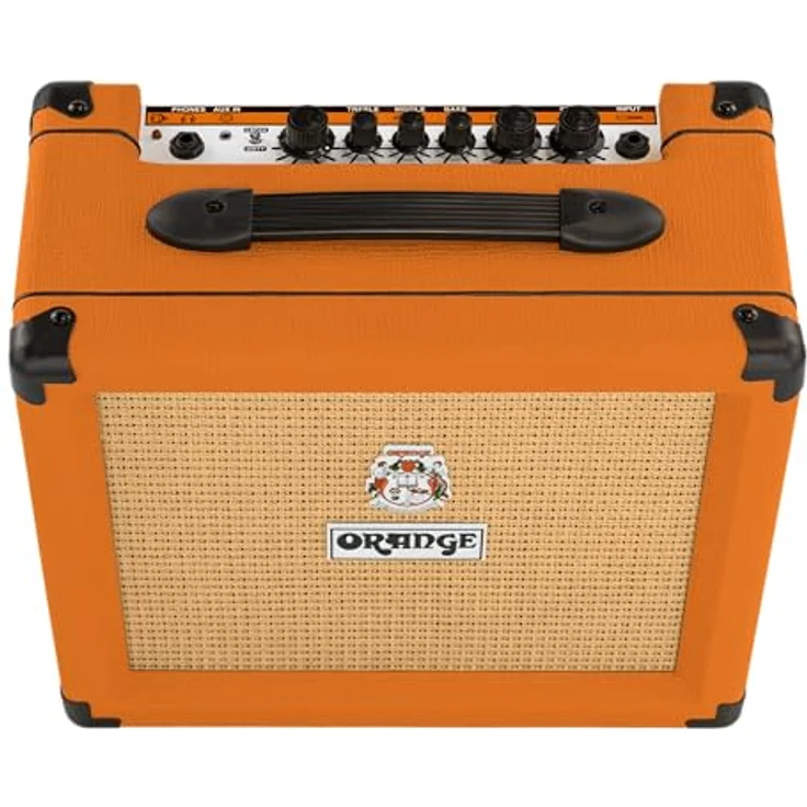 Orange Crush 20, Solid State E-Gitarren-Combo mit 20 Watt Leistung, 1 x 8 Zoll Lautsprecher, Clean/Dirty Umschalter, orange – Bild 6