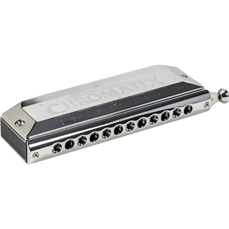Suzuki SCX-48 Chromatix G, chromatische Mundharmonika mit 12 Kanzellen, G-Stimmung, verchromte Deckelplatten und Phosphor Bronze Stimmplatten – Bild 1