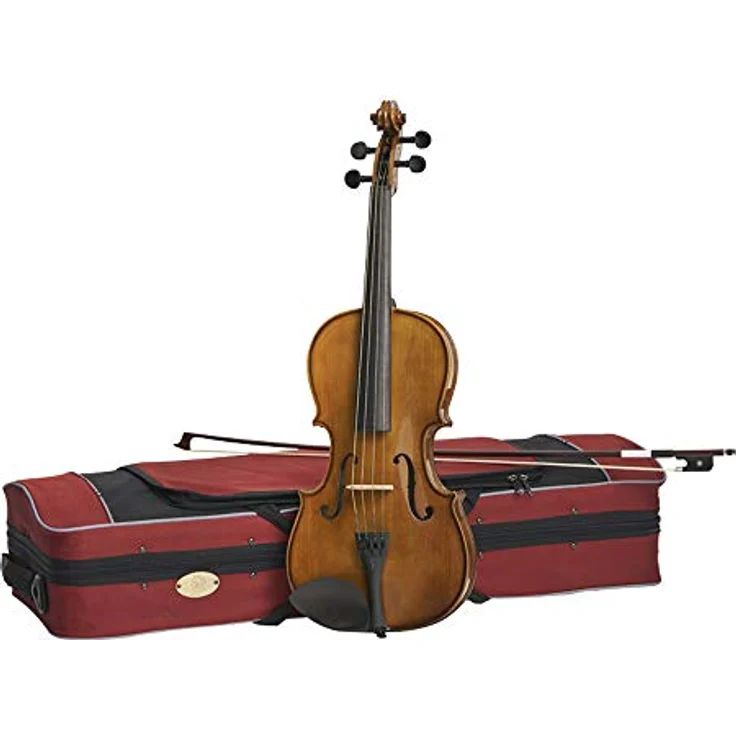 Stentor SR1505 Viola Student II 12", Schülergarnitur mit Etui und Bogen, massive Fichtendecke, massiver Ahornkorpus, Griffbrett und Wirbel aus Ebenholz – Bild 5