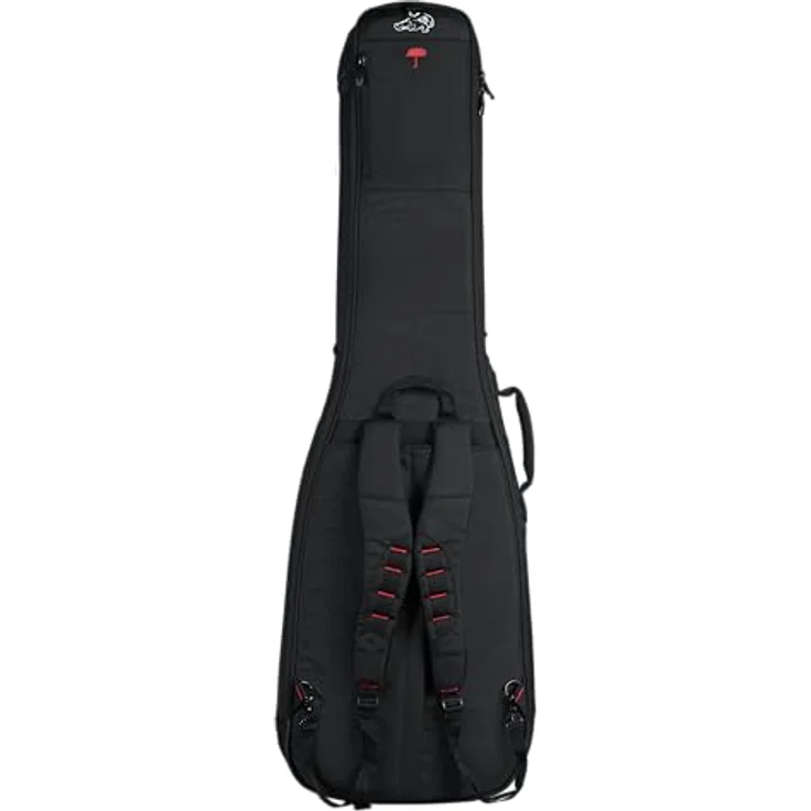 Gator G-PG Bass Guitar Bag, professionelles E-Bass Gigbag mit Micro-Fleece Interior, abnehmbaren Rucksacktrageriemen, in schwarz – Bild 9