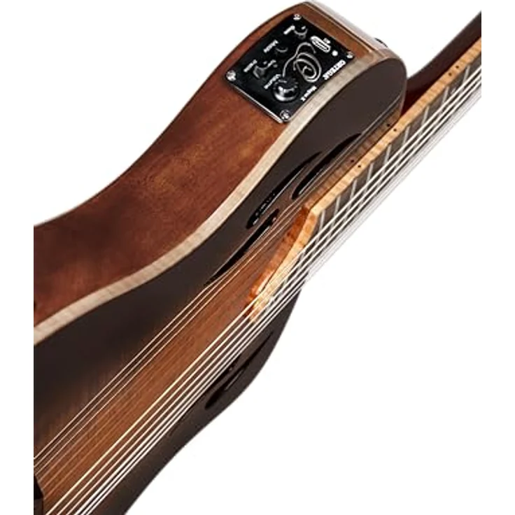 Ortega Tour Player ACA Burst, Konzertgitarre 4/4 mit massiver Okoume-Boden und -Zargen, Akazien-Decke, wiederaufladbarer Elektronik, Burst glänzend, inkl. Gigbag – Bild 4