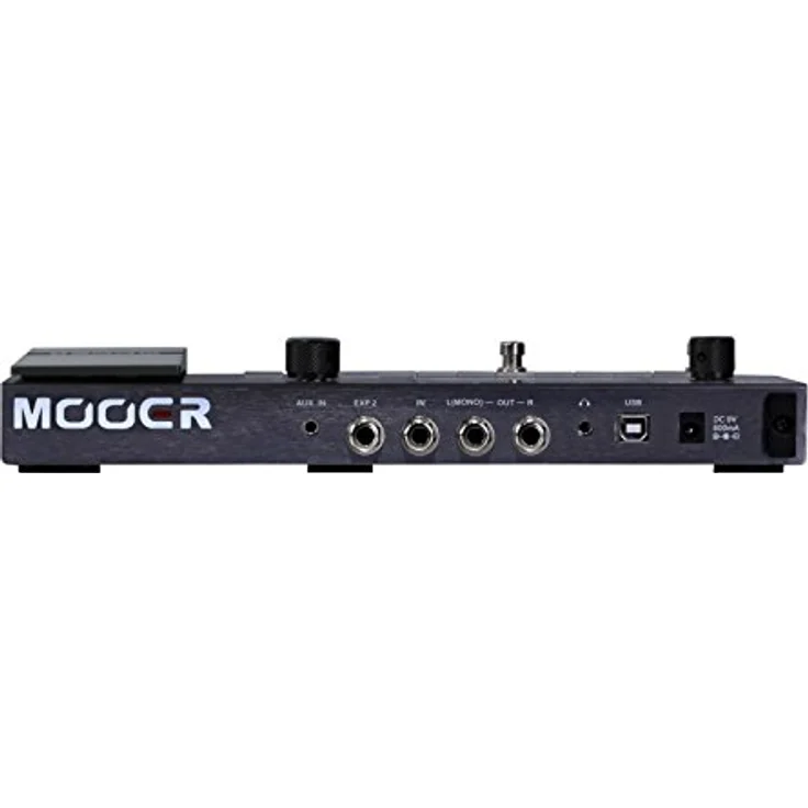 Mooer GE 200, Gitarren-Multieffektgerät mit 55 Amp-Simulationen, 70 Effekten und integriertem Expression-Pedal, schwarz – Bild 3