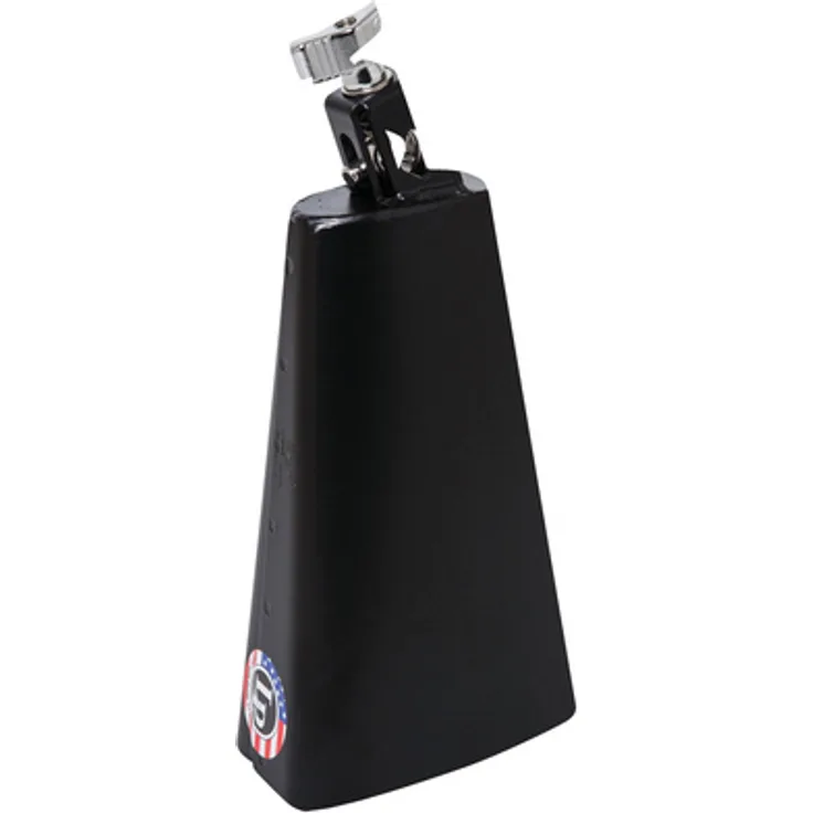 LP 007-N Rock Cowbell, 08" Cowbell aus 14-Gauge Stahl, schwarzer Klang mit intensivem und scharfem Sound