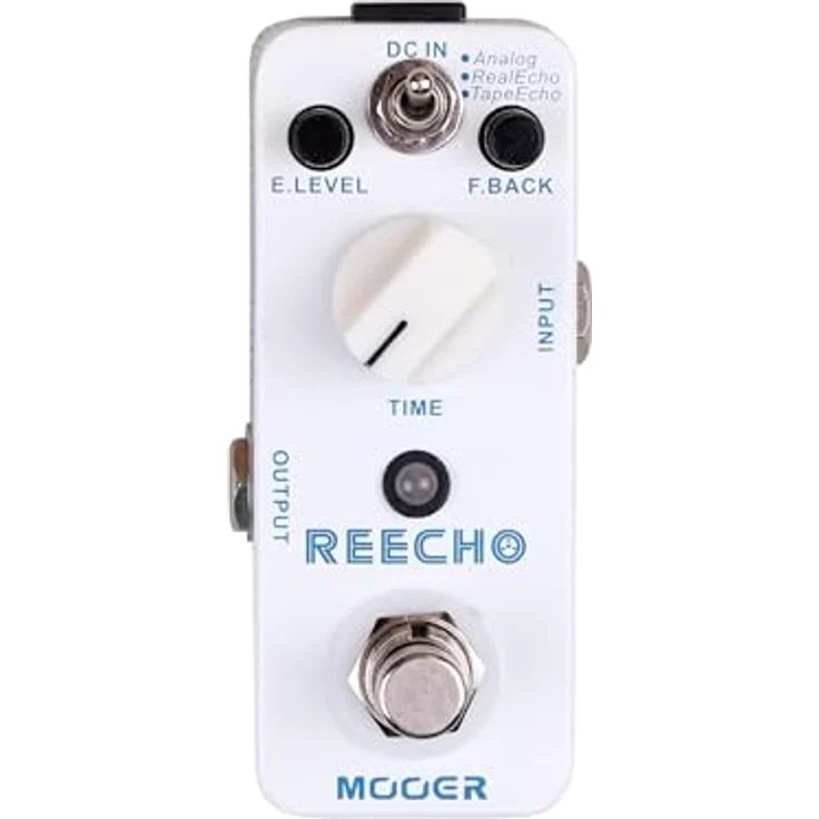 Mooer Reecho, Delay-Pedal mit Analog und Tape Echo, True Bypass, 9V DC, kompakt und leicht – Bild 1