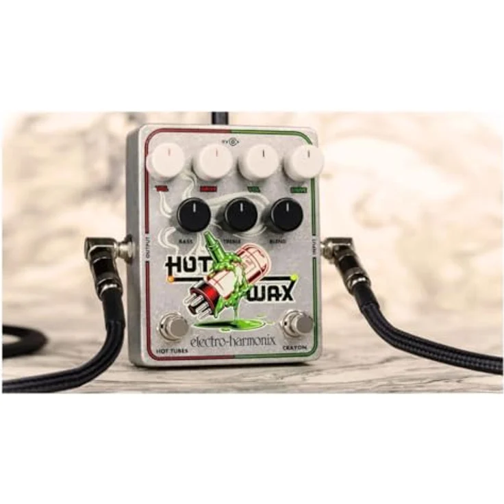 Electro Harmonix Hot Wax Dual Overdrive, Overdrive-Pedal mit Crayon und Hot Tubes, ideal für Gitarre & Bass, made in USA – Bild 5