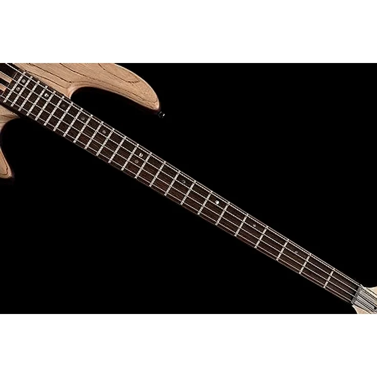 Cort A4 Ultra Ash, E-Bass aus Mahagoni mit Sumpfesche-Decke, 24 Bünde, Fishman Fluence Tonabnehmer, Natur – Bild 5