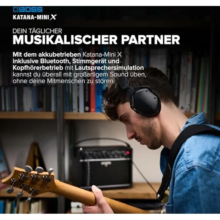 Boss Katana Mini X, Modelling Combo E-Gitarrenverstärker mit Bluetooth und 10 Stunden Spielzeit – Bild 5