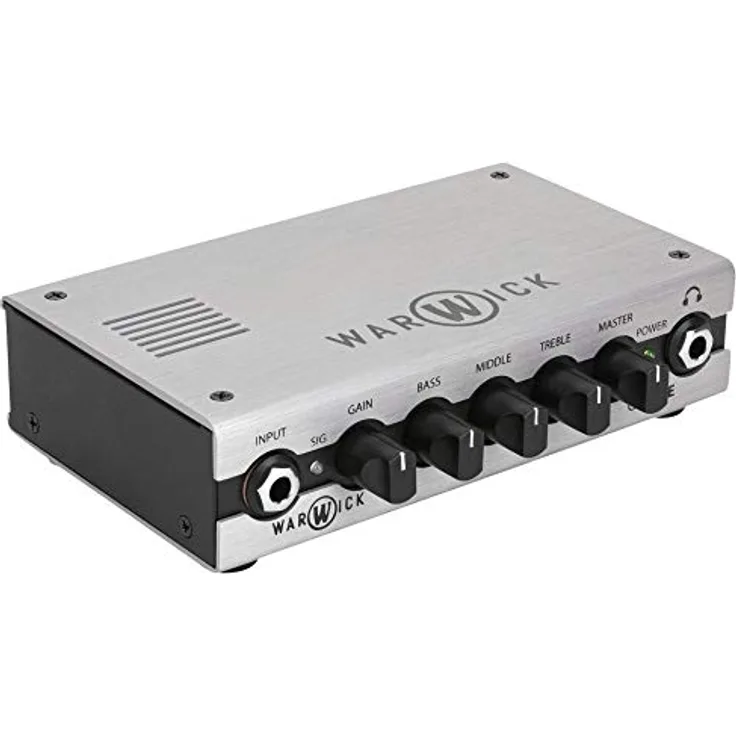 Warwick Gnome, Pocket Bass Amp Head mit 200 W, 3-Band EQ und XLR DI Ausgang