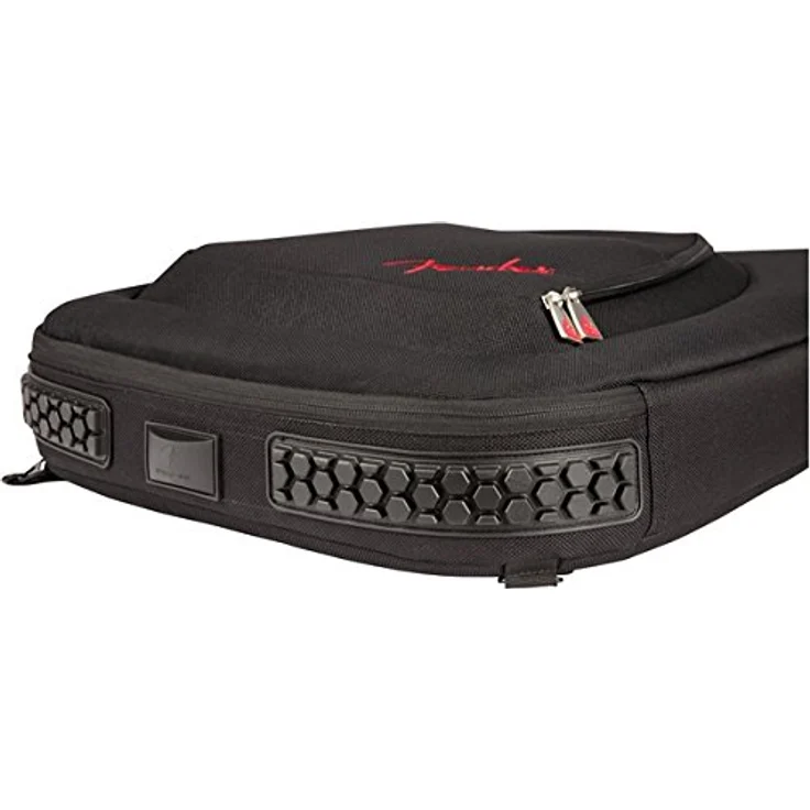 Fender FE1225 E-Guitar Gig Bag, Gitarrentasche mit 25mm Polsterung, schwarzes Design und ergonomischem Griff – Bild 6