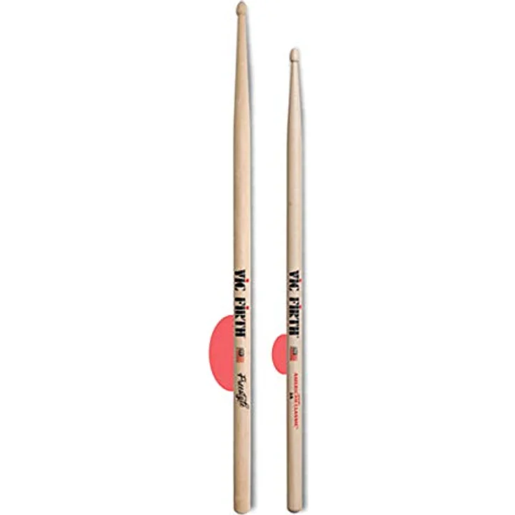 Vic Firth 5A American Concept Freestyle, Hickory Drumsticks mit vergrößertem Sweet Spot, 43,2 cm Länge, 14,5 mm Durchmesser – Bild 2