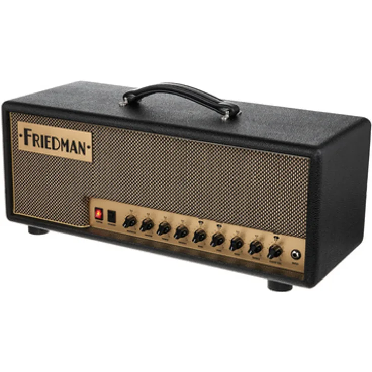 Friedman Runt-50 Head, Vollröhren E-Gitarren-Verstärker Topteil mit 50 Watt, 2 Kanälen und Fußschalter, Made in USA