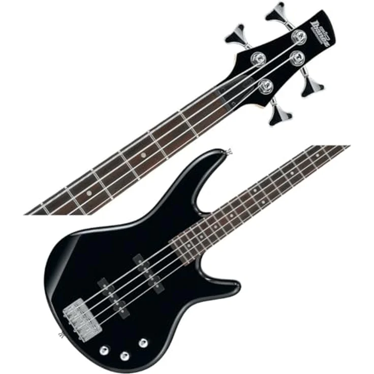 Ibanez GSR180-BK, 4-saiter E-Bass mit Pappel Korpus, Purpleheart Griffbrett, Ahorn Hals, Black – Bild 4