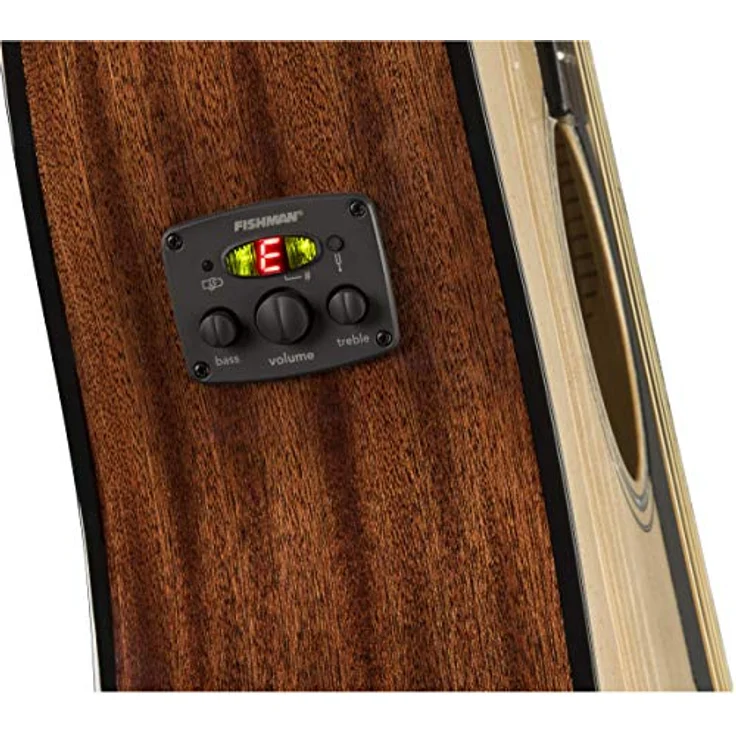 Fender CD-60SCE Dreadnought Elektroakustikgitarre, natürlich, mit Fishman-Tonabnehmer und integriertem Stimmgerät, inklusive kostenlosen virtuellen Kursen auf Fender Play – Bild 4