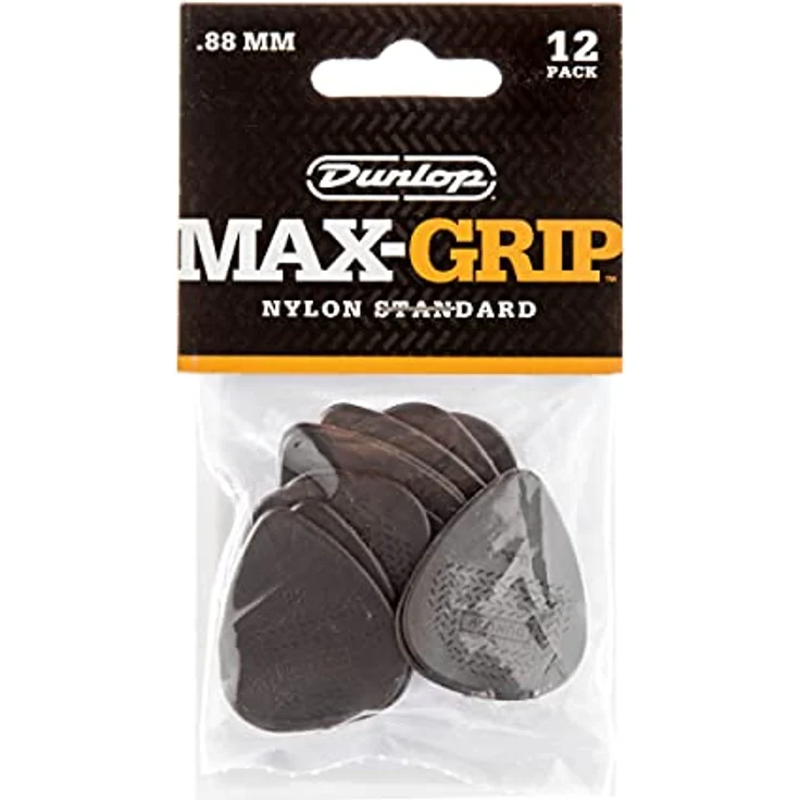 Dunlop Nylon Max Grip Standard 0,88 mm Plektrum Set, 12 Stück – Bild 4