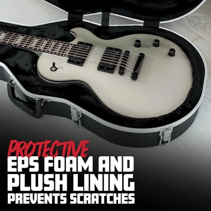 Gator GC-LPS Guitar ABS Case, Gitarrenkoffer für Single Cut Gitarren mit EPS-Schaumpolster und abschließbaren Schlössern – Bild 2