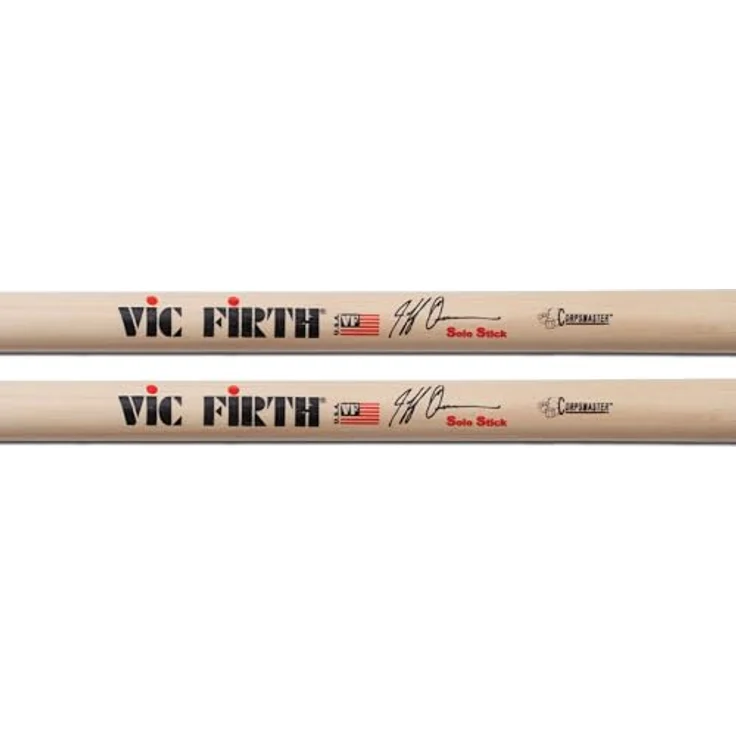 Vic Firth SJQ Jeff Queen Signature, Drumstick aus Hickory mit kugelförmigem Kopf, 43,18 cm Länge, 18,4 mm Durchmesser – Bild 4