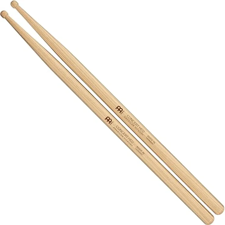 Meinl HD2 Concert Hickory, Drumsticks aus hickory Holz mit leichtem Gewicht, 406 mm Länge, 16 mm Durchmesser, made in Germany