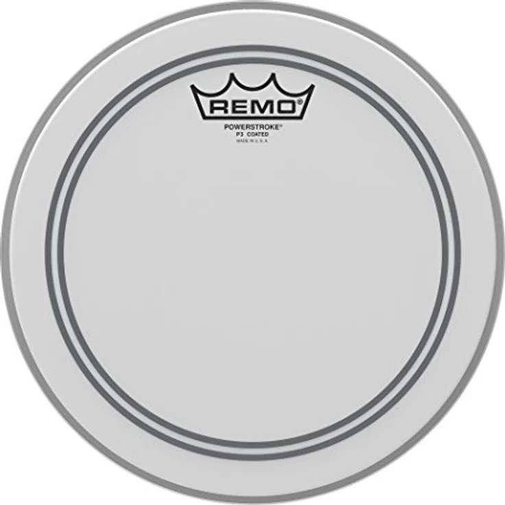 Remo 10" Powerstroke 3 Coated Snare Drum Fell, weiß, einschichtiges Fell mit doppeltverstärktem Rand, eliminiert Obertöne, runder Soundcharakter – Bild 2