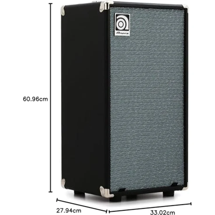 Ampeg SVT-210AV, Bass Cabinet mit 2 x 10" Eminence Lautsprechern, 200 Watt RMS, 8 Ohm, portabel, 58Hz-5kHz Frequenzgang, ca. 14 kg – Bild 2