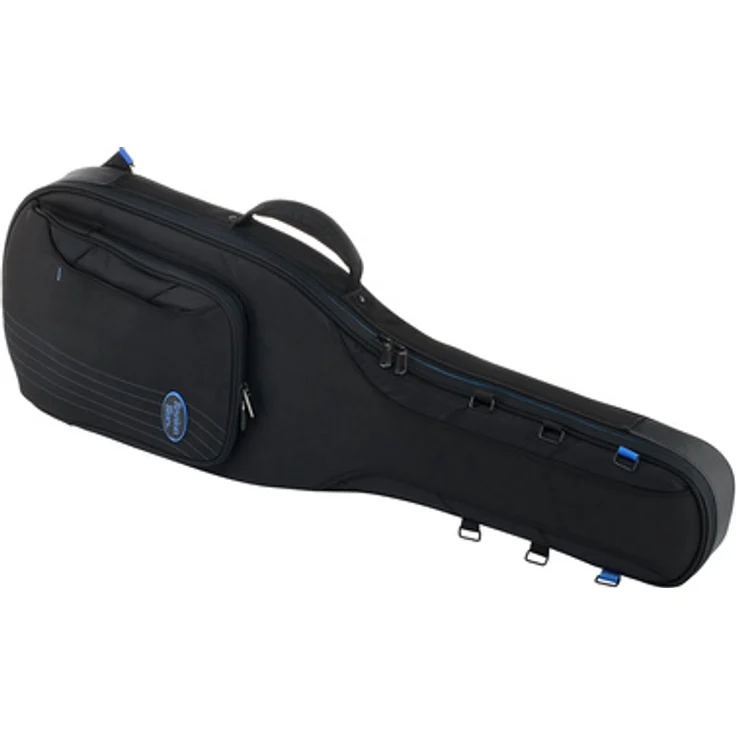 Reunion Blues Expedition E-Gitarre Gigbag, Schwarz, robustes, leichtes Design mit stoßabsorbierendem Flexoskelett und witterungsbeständiger Außenschicht
