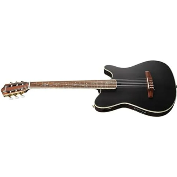 Ibanez Signature Tim Henson TOD10N, Konzertgitarre mit massivem Sitka Fichten-Top, Fishman Sonicore Tonabnehmer, Transparent Black Flat – Bild 3