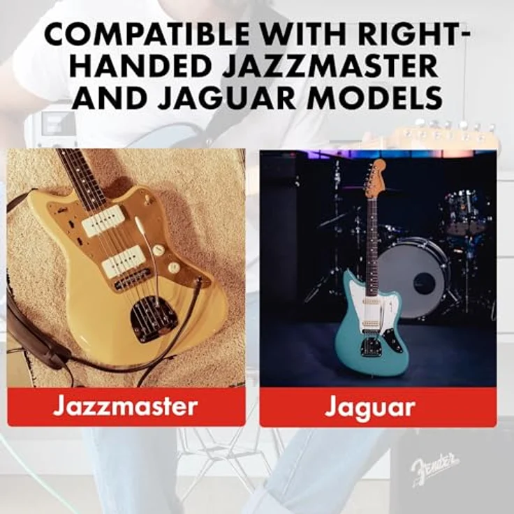 Fender CLSC SRS Case Jazzmaster, Gitarrenkoffer mit großem Zubehörfach, schwarz – Bild 5