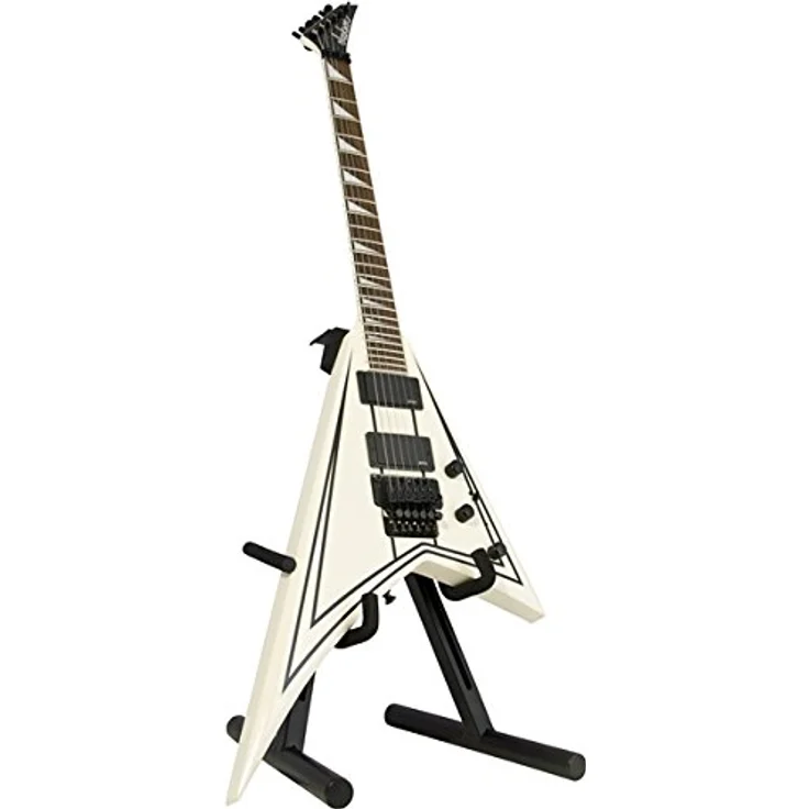 Fender Universal A-Frame Electric Guitar Stand, schwarzer Gitarrenständer mit verstellbaren gepolsterten Armen und faltbarem Design – Bild 3