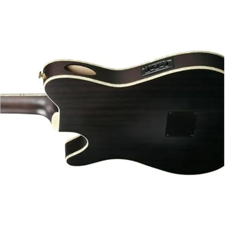 Ibanez Signature Tim Henson TOD10N, Konzertgitarre mit massivem Sitka Fichten-Top, Fishman Sonicore Tonabnehmer, Transparent Black Flat – Bild 5