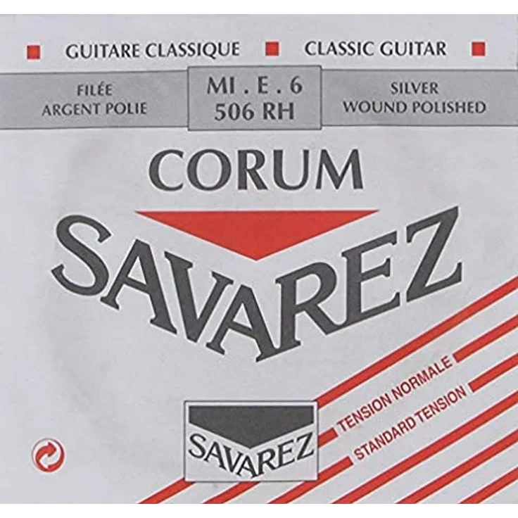 Savarez 656116 506Rh E6W, Geschliffene Saiten für Klassik-Gitarre, hohe Spannung – Bild 1
