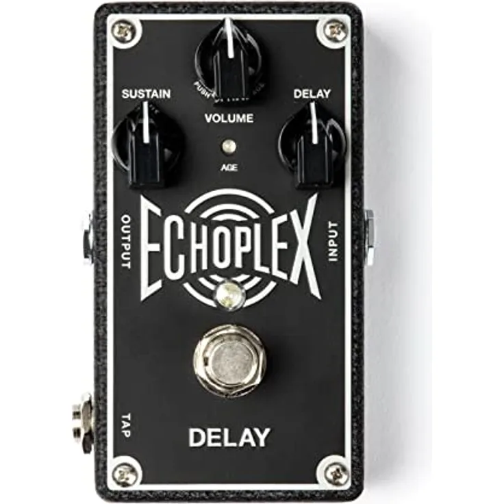 Jim Dunlop EP 103 Echoplex Delay, Delay-Pedal für Gitarren mit ausgewogenen Effekten