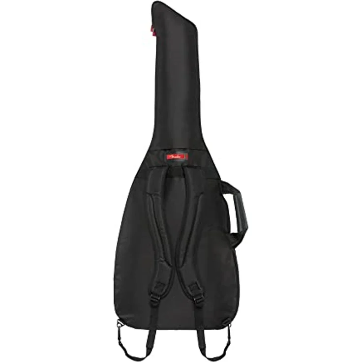 Fender FEJ-610 Jag/JM/Starcast Gigbag, wasserfeste Gitarrentasche aus 400-Denier-Polyester, schwarz, mit Rucksacktrageoption – Bild 2