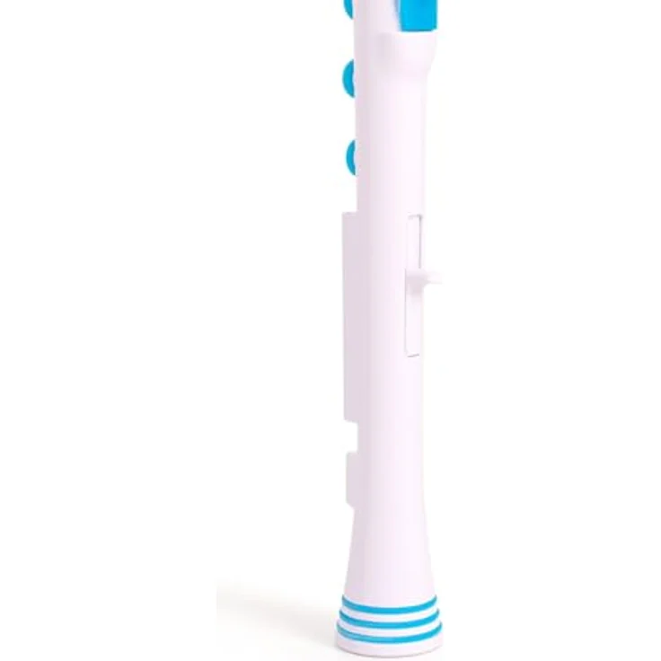 Nuvo Recorder+ Baroque white-blue, Sopranblockflöte in C mit Barocker Griffweise, TÜV geprüfter Leicht-Polymer Korpus und abnehmbaren Farbringen – Bild 7
