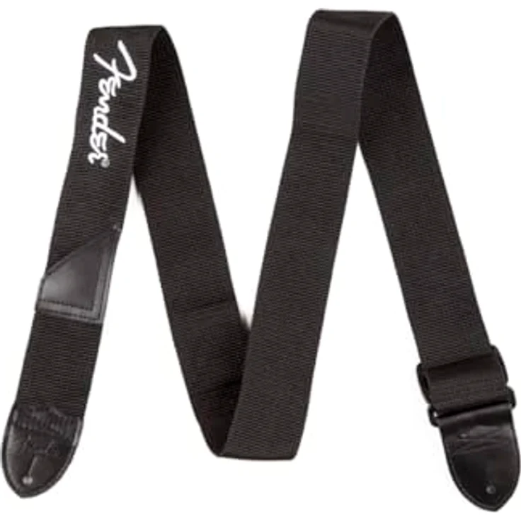 Fender Nylonstrap mit weißem Logo, verstellbarer Gitarrengurt, 2" Breite, 111,76cm-132,08cm – Bild 1