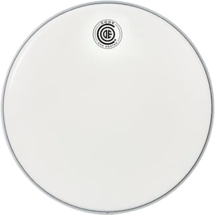 Code 10" DNA Coated Tom Fell, einlagig mit Grip-Tight Hoops aus Aluminium, offener Sound, weiß aufgeraut – Bild 2