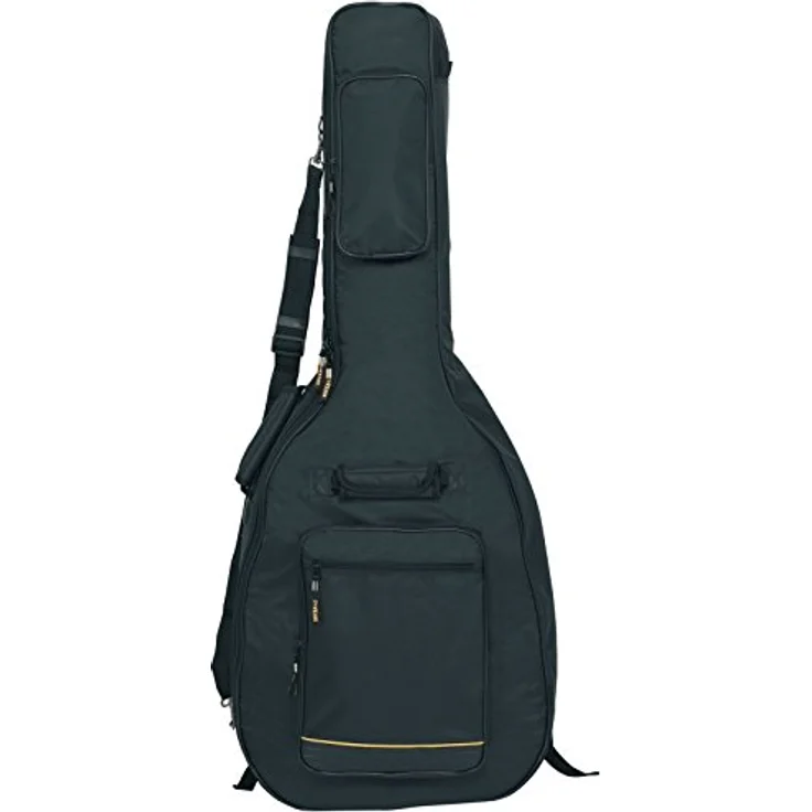 Rockbag RB 20508 B Classic 4/4 Gig Bag für Konzertgitarre, Deluxe Line mit 20mm Polsterung, Rucksackgarnitur und DIN A4 Tasche, Maße 106 x 40 x 12 cm – Bild 1